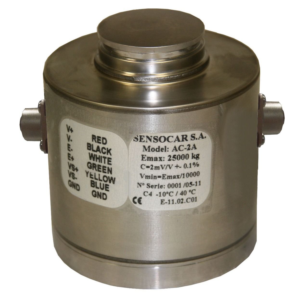 ac-2a-25t Self-Restoring Rocker Pin Load Cell 25 Ton