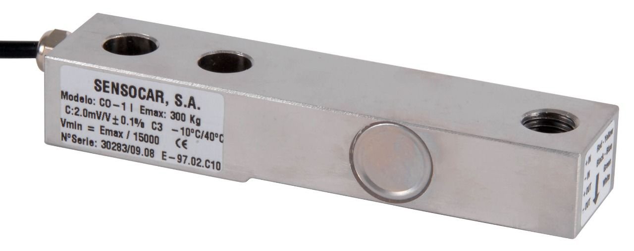 co-1-300kg Low-Profile Canister Compression Load Cell 300 kg