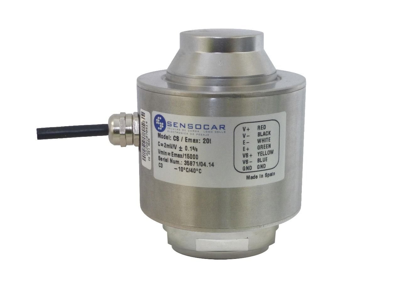 cs-20t Column Compression Weighbridge Load Cell 20 Ton