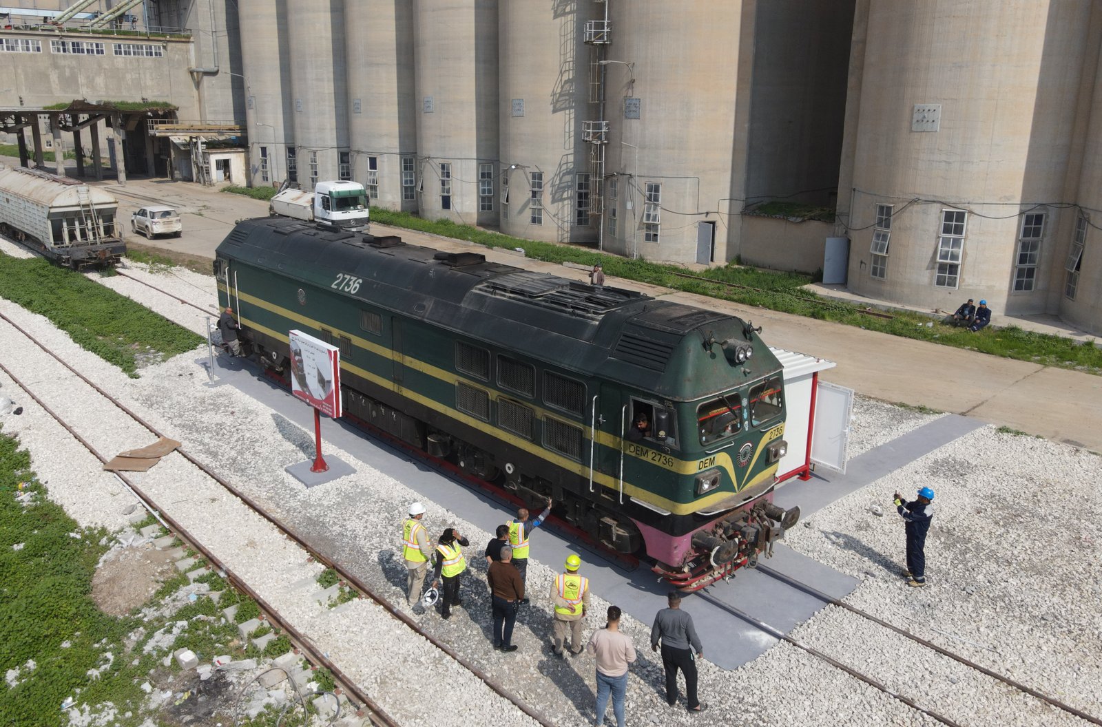 Static Railway Wagon Freight Weighbridge